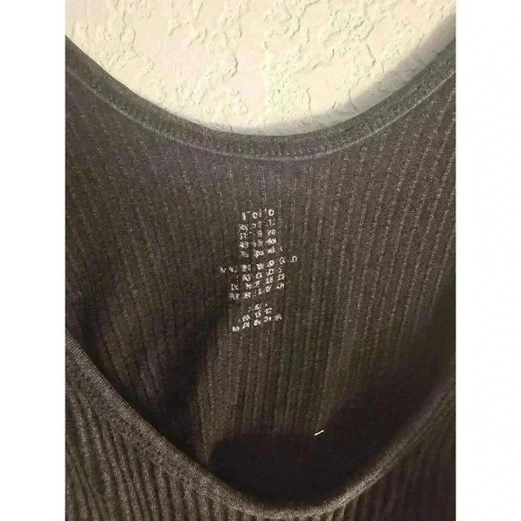 Black/gray thong body suit - Picture 4 of 6